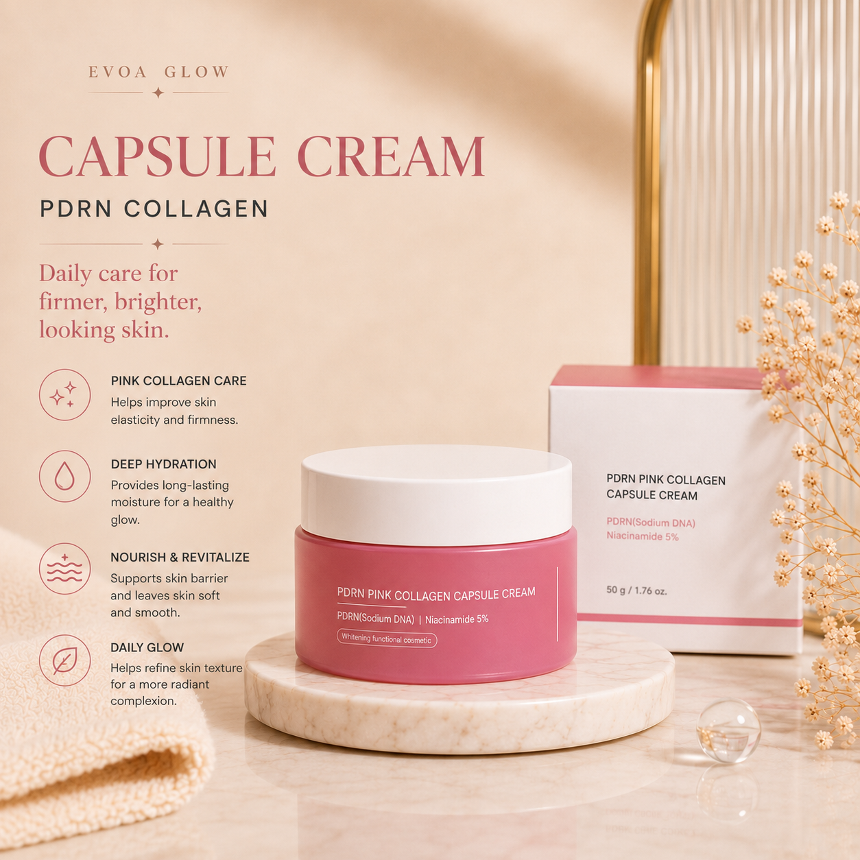 PDRN Pink Collagen Capsule Cream