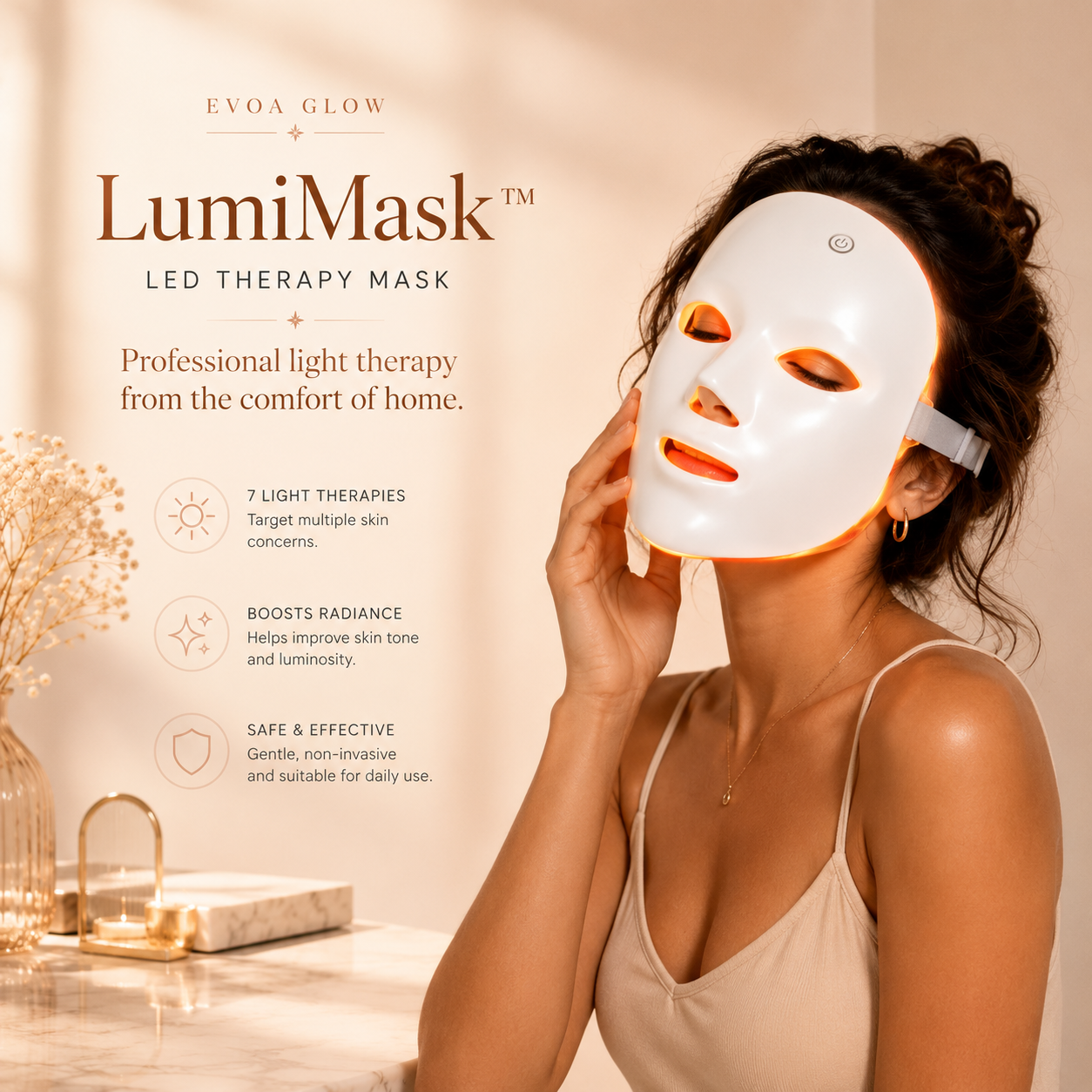 Evoa LumiMask™ LED Therapy Mask